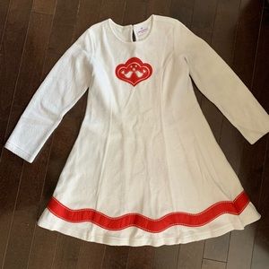 Hanna Andersson Girls Long Sleeve Dress ❤️ Size 130 (7-10 yrs)